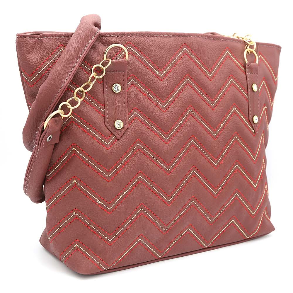 Women's Shoulder Bag ZH-51 - Maroon, Women, Bags, Chase Value, Chase Value