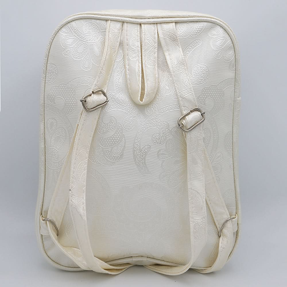 Girls Backpack 6558 - Off White, Kids, School And Laptop Bags, Chase Value, Chase Value