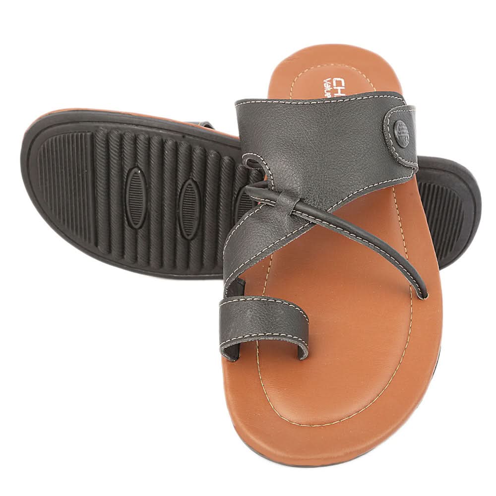 Men's Casual Slippers - Black, Men, Slippers, Chase Value, Chase Value