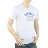 Men's Round Neck Half Sleeves T-Shirt - White, Men, T-Shirts And Polos, Chase Value, Chase Value
