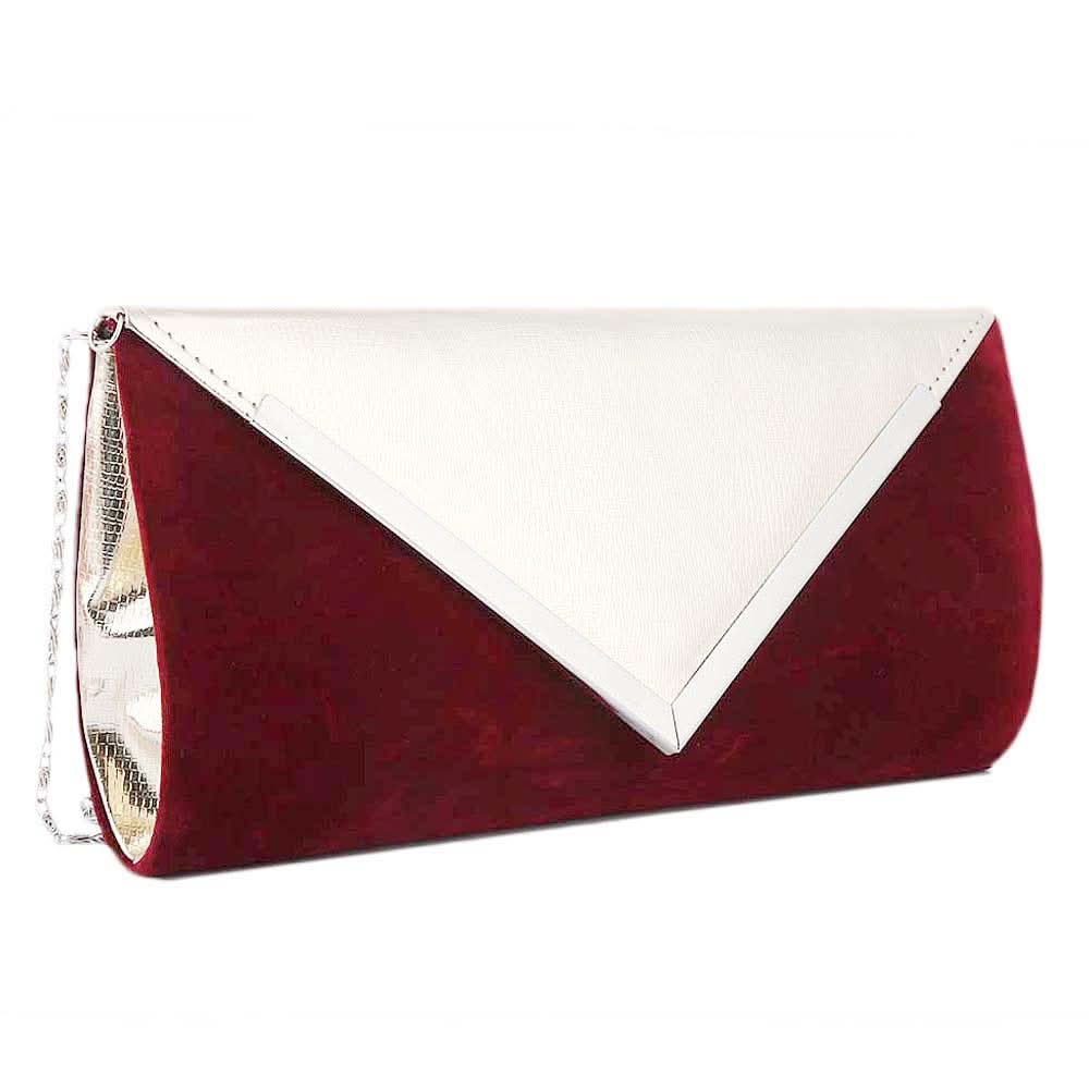 Women's Velvet Clutch (328) - Maroon, Women, Clutches, Chase Value, Chase Value