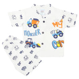 Newborn Boys Half Sleeves Suit - Navy Blue, Kids, New Born Boys Sets And Suits, Chase Value, Chase Value