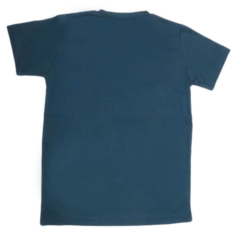 Boys Print T-Shirt - Mid Blue, Kids, Boys T-Shirts, Chase Value, Chase Value