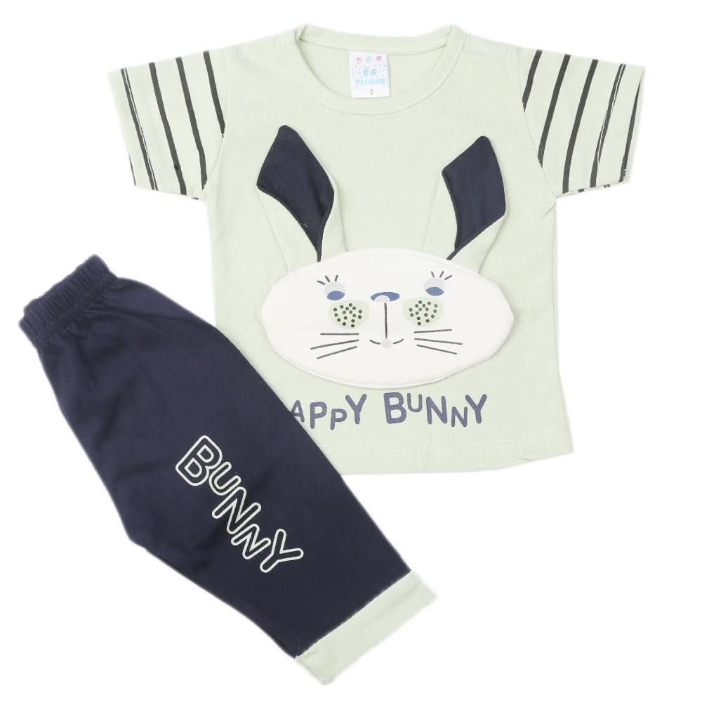 Newborn Boys Half Sleeves Suit - Green, Kids, New Born Boys Sets And Suits, Chase Value, Chase Value