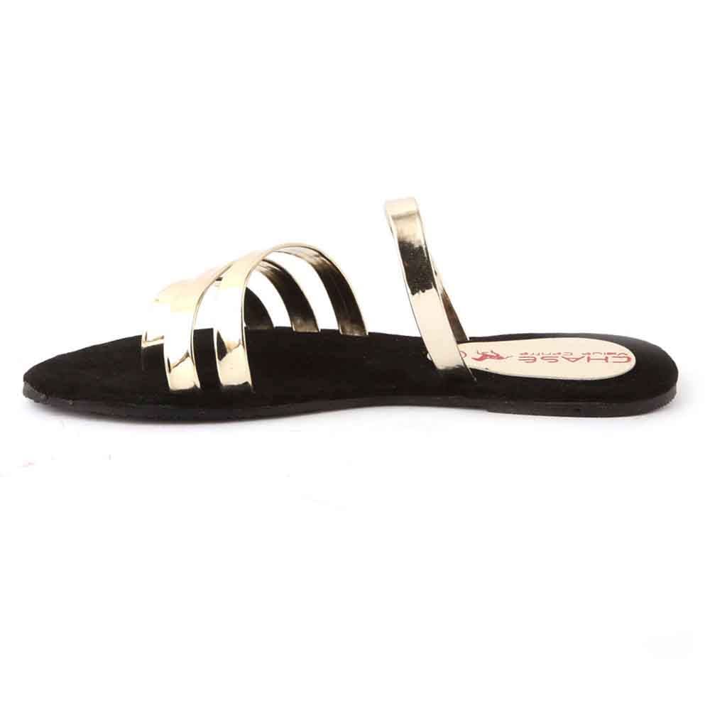 Women's Fancy Slipper - Golden, Women, Slippers, Chase Value, Chase Value