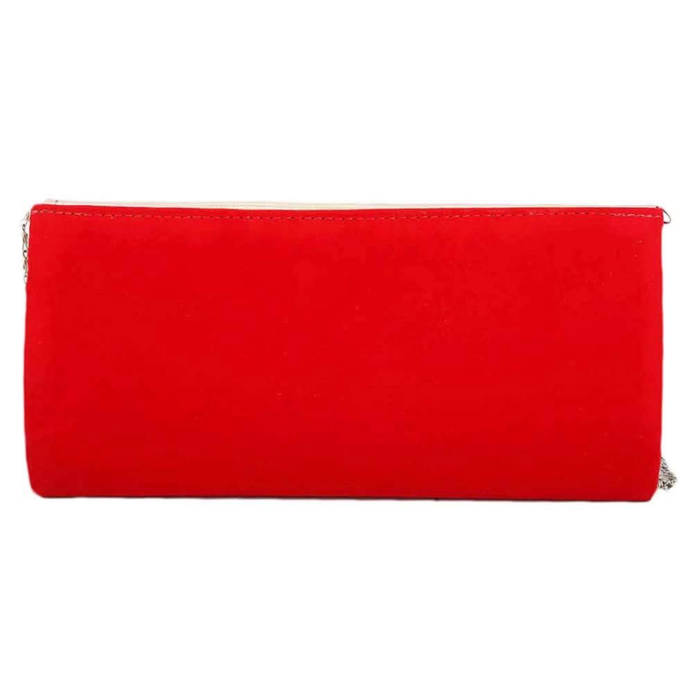 Women's Velvet Clutch (328) - Red, Women, Clutches, Chase Value, Chase Value