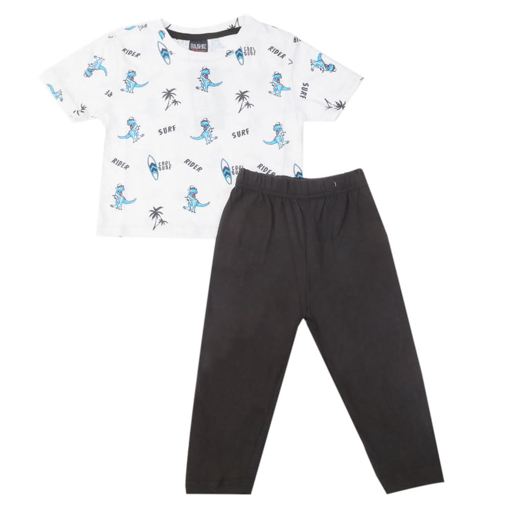 Boys Sleeping Suit - White, Kids, Boys Sets And Suits, Chase Value, Chase Value