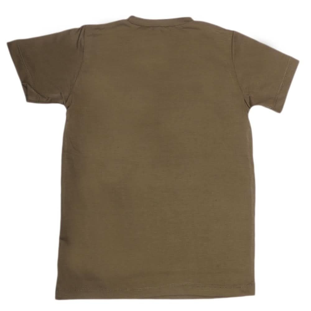 Boys Print T-Shirt - Dark Green, Kids, Boys T-Shirts, Chase Value, Chase Value