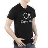 Men's Round Neck Half Sleeves T-Shirt - Black, Men, T-Shirts And Polos, Chase Value, Chase Value