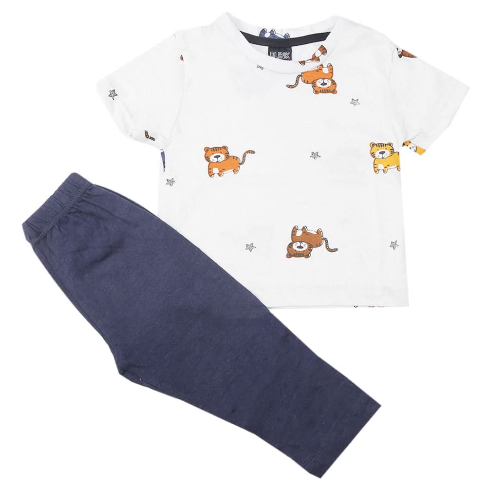 Boys Sleeping Suit - White, Kids, Boys Sets And Suits, Chase Value, Chase Value