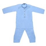 Boys Embroidered Kurta Shalwar Suit - Blue, Kids, Boys Shalwar Kameez, Chase Value, Chase Value