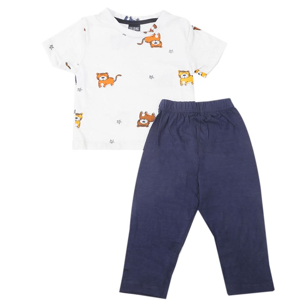 Boys Sleeping Suit - White, Kids, Boys Sets And Suits, Chase Value, Chase Value
