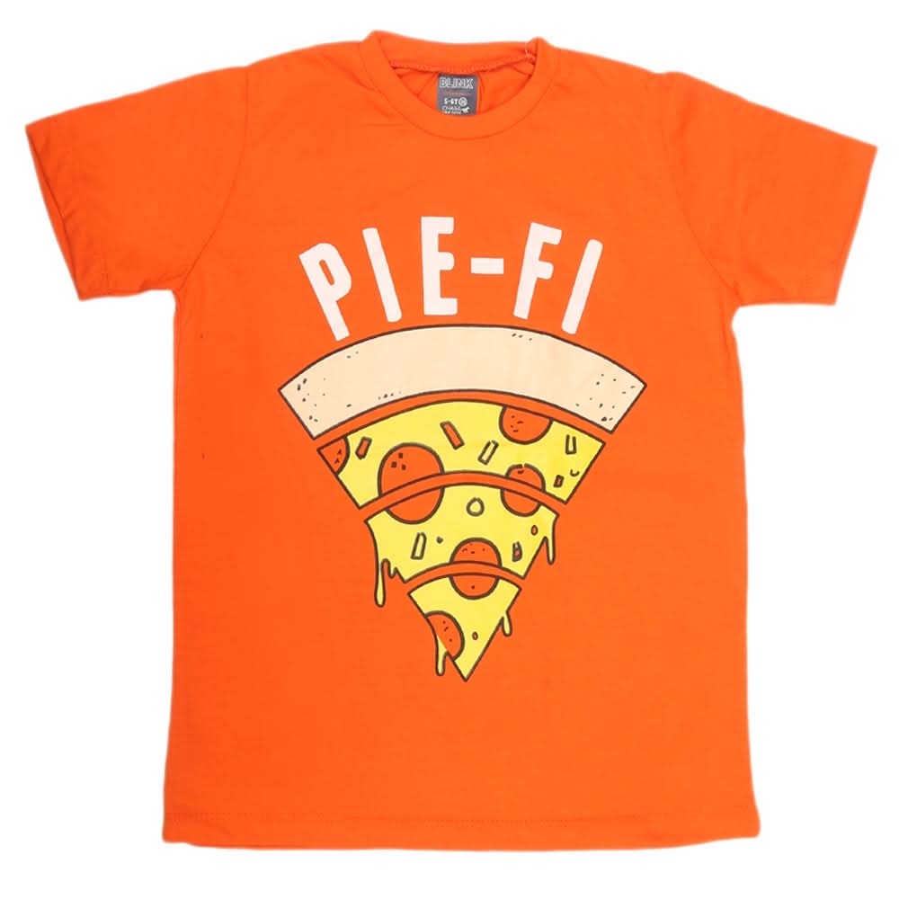 Boys Print T-Shirt - Orange, Kids, Boys T-Shirts, Chase Value, Chase Value