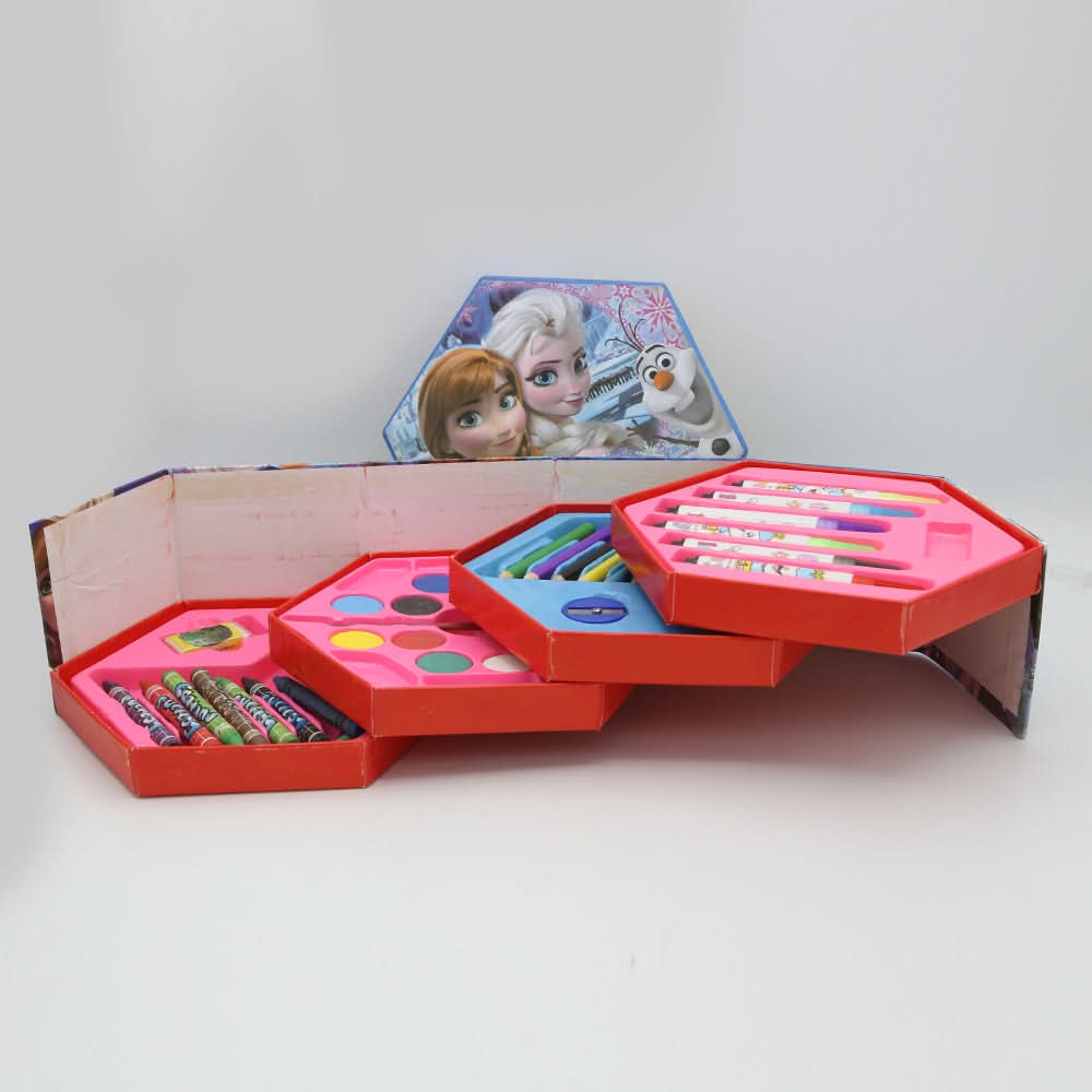 Color Kit 46 Pieces Set - Blue, Kids, Pencil Boxes And Stationery Sets, Chase Value, Chase Value