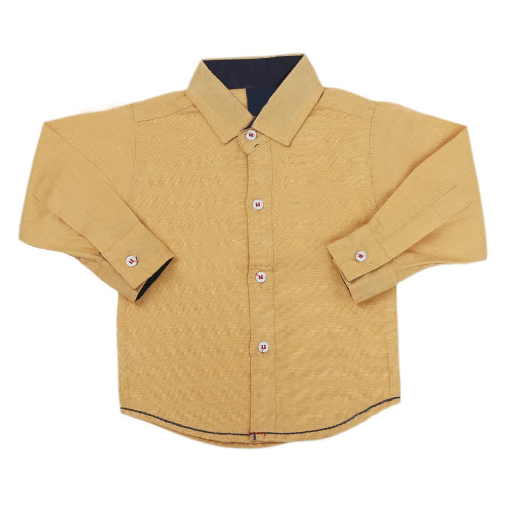 Boys Casual Shirt - Mustard, Kids, Boys Shirts, Chase Value, Chase Value