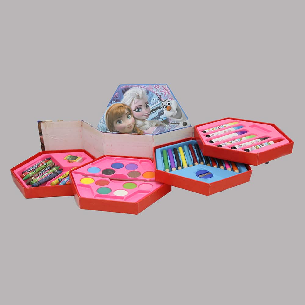 Color Kit 46 Pieces Set - Blue, Kids, Pencil Boxes And Stationery Sets, Chase Value, Chase Value