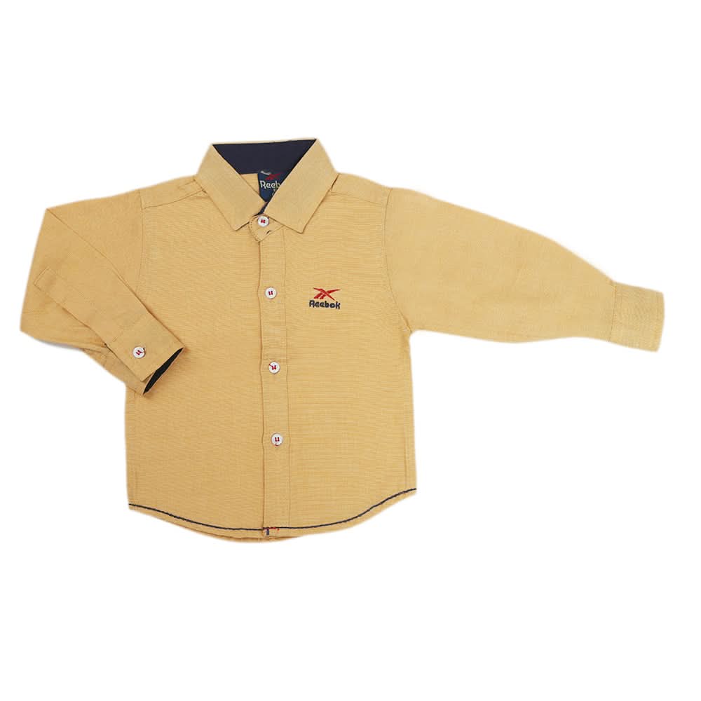 Boys Casual Shirt - Mustard, Kids, Boys Shirts, Chase Value, Chase Value