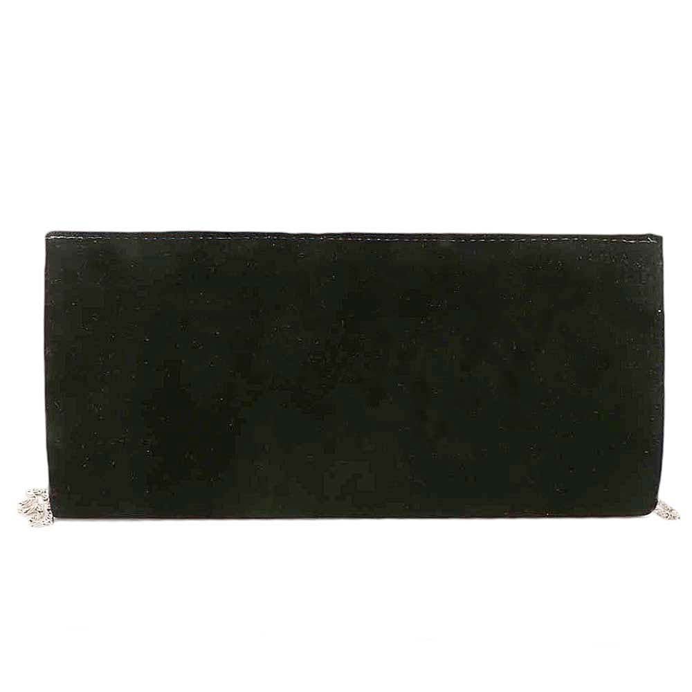 Women's Velvet Clutch (328) - Black, Women, Clutches, Chase Value, Chase Value
