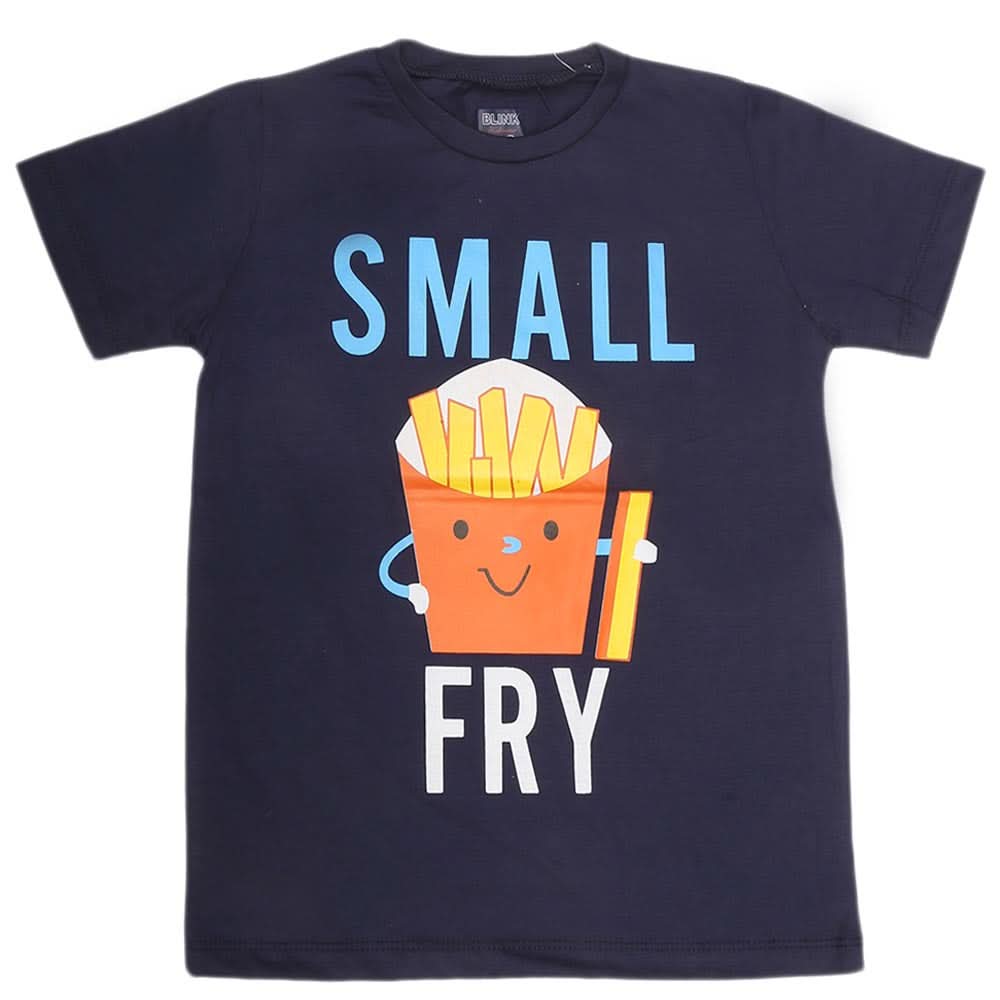 Boys Print T-Shirt - Navy Blue, Kids, Boys T-Shirts, Chase Value, Chase Value