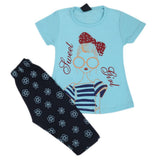 Girls Pajama Suit - Blue, Kids, Girls Sets And Suits, Chase Value, Chase Value