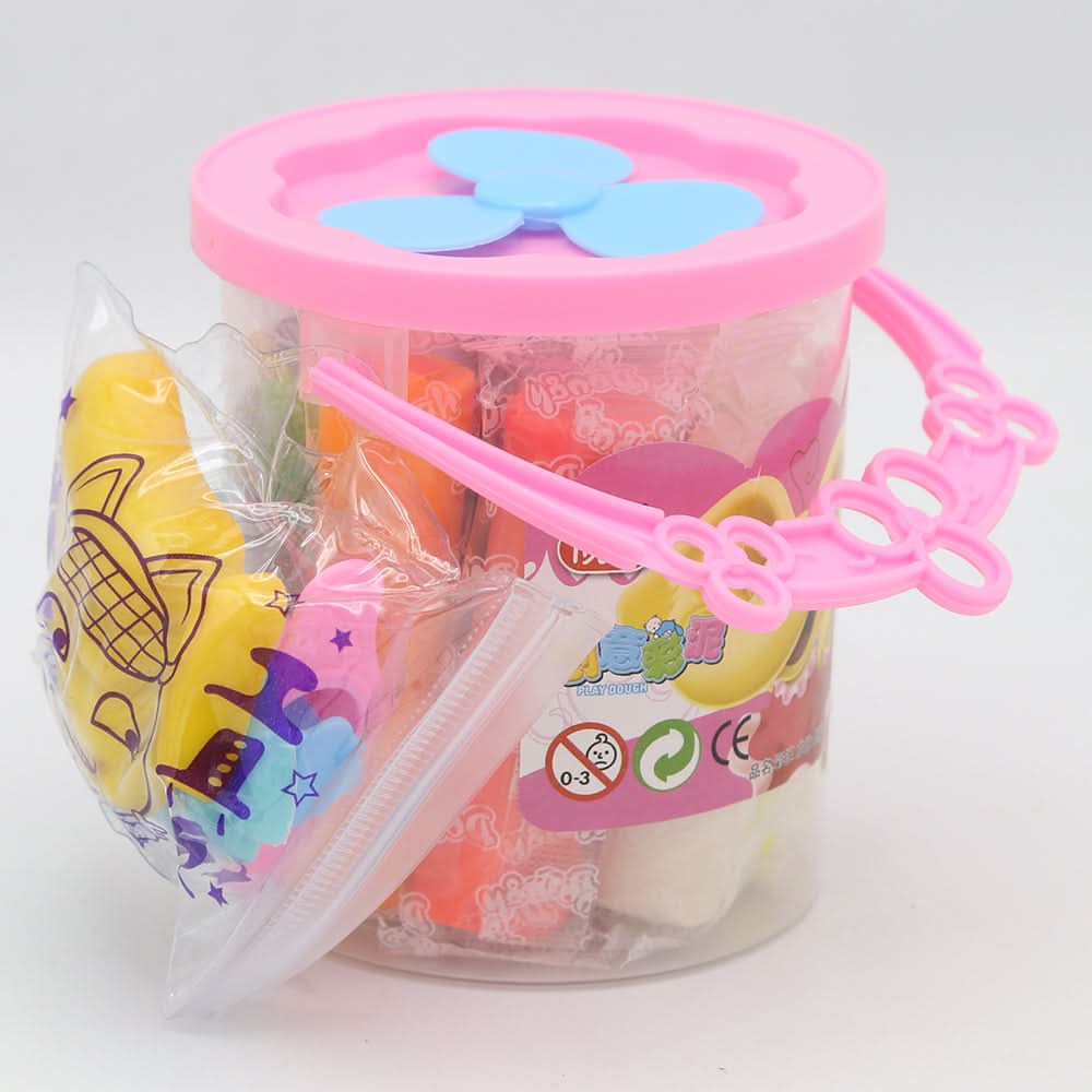 Clay 10 Color  Top Clock-Pink, Kids, Clay And Slime, Chase Value, Chase Value