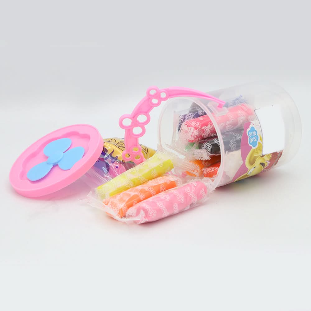 Clay 10 Color  Top Clock-Pink, Kids, Clay And Slime, Chase Value, Chase Value