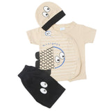 Newborn Boys Half Sleeves Suit - Fawn, Kids, New Born Boys Sets And Suits, Chase Value, Chase Value