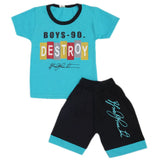 Boys Short Suit - Sea Green, Kids, Boys Sets And Suits, Chase Value, Chase Value