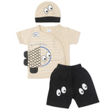 Newborn Boys Half Sleeves Suit - Fawn, Kids, New Born Boys Sets And Suits, Chase Value, Chase Value