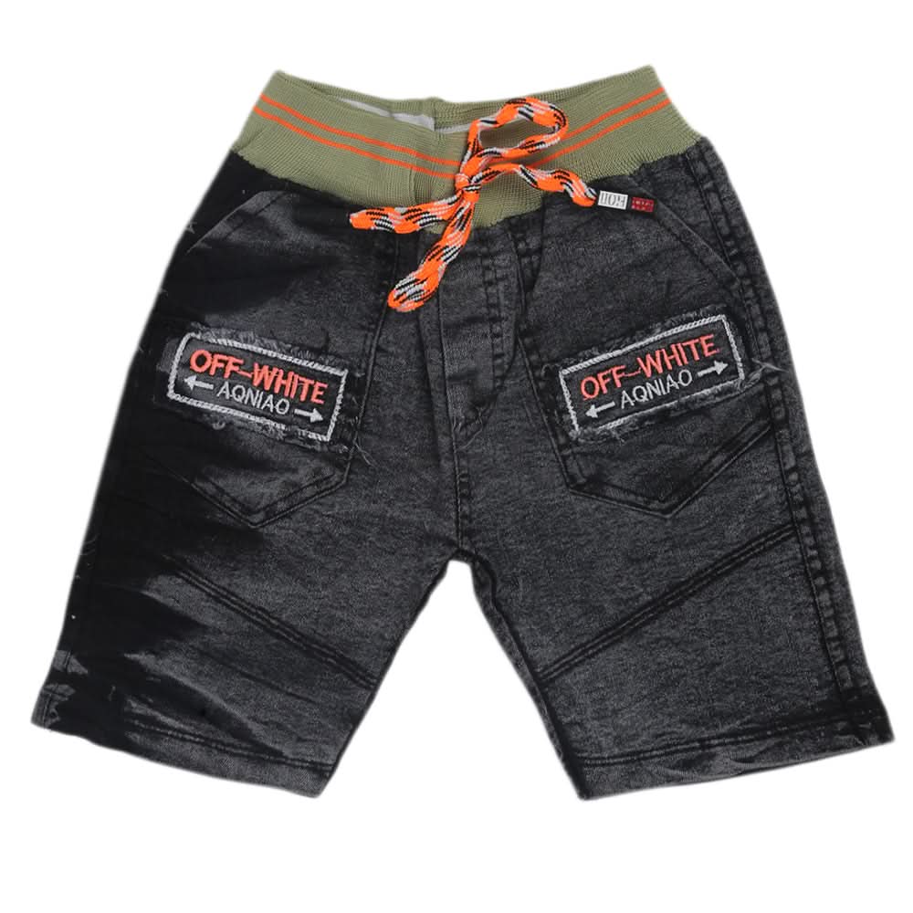 Boys Denim Short - Green, Kids, Boys Shorts, Chase Value, Chase Value
