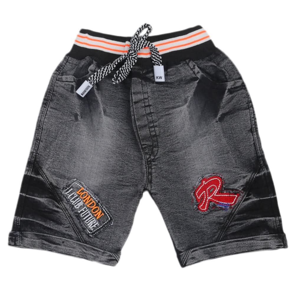 Boys Denim Short - White, Kids, Boys Shorts, Chase Value, Chase Value