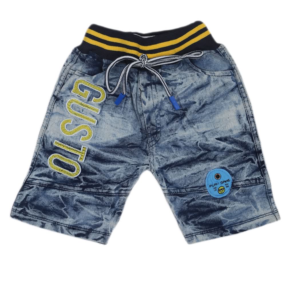 Boys Denim Short - Yellow, Kids, Boys Shorts, Chase Value, Chase Value