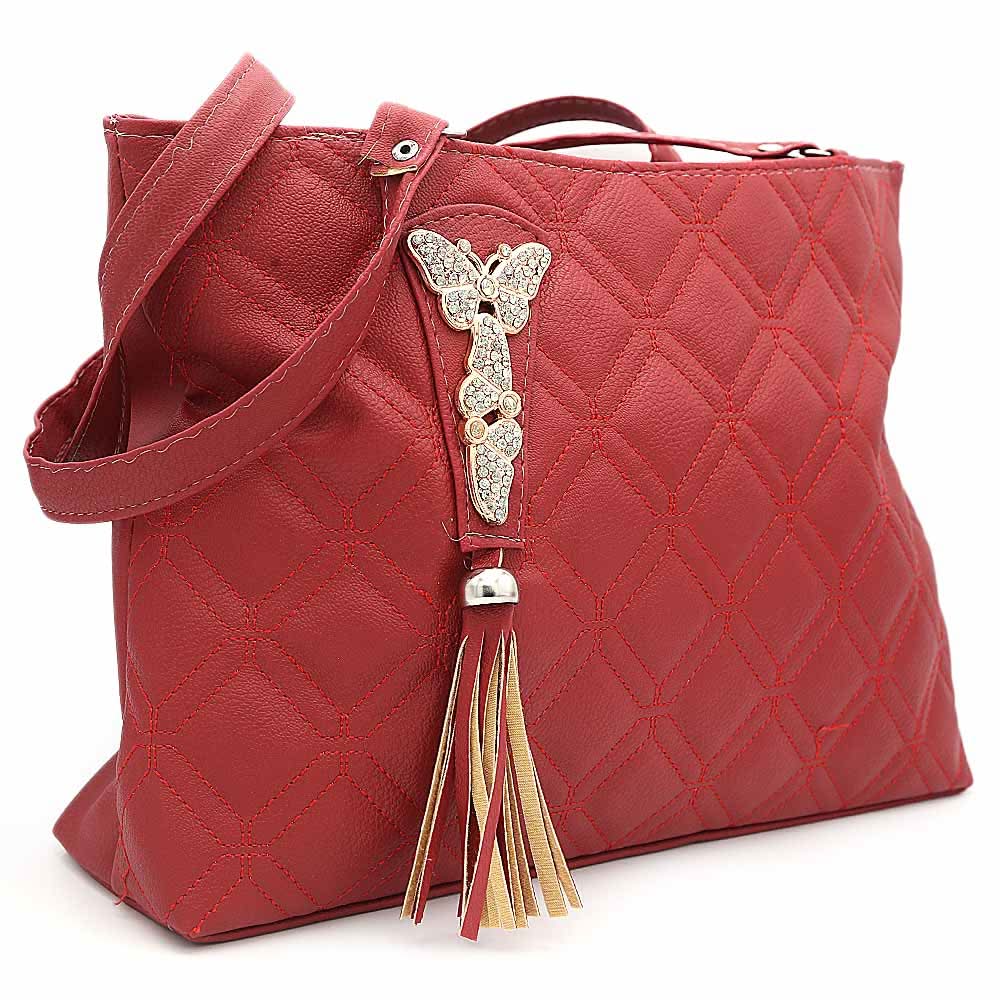 Women's Shoulder Bag ZH-48 - Maroon, Women, Bags, Chase Value, Chase Value