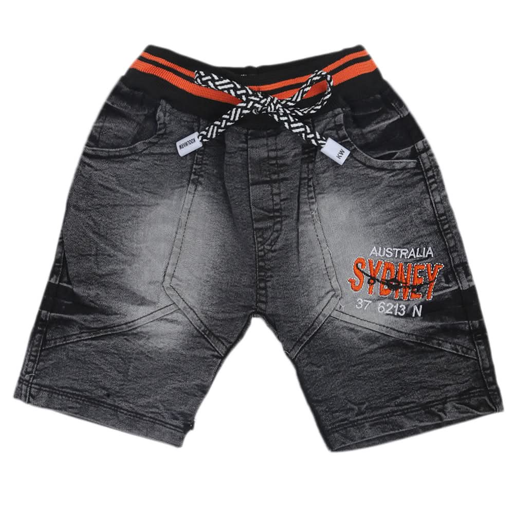 Boys Denim Short - Orange, Kids, Boys Shorts, Chase Value, Chase Value