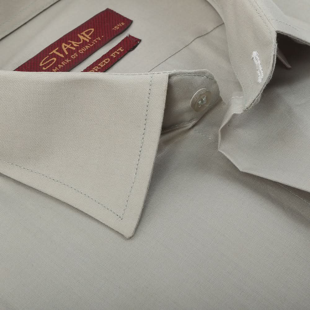 Men's Plain Formal Shirt - Grey, Men, Shirts, Chase Value, Chase Value