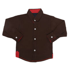 Boys Casual Shirt - Dark Brown, Kids, Boys Shirts, Chase Value, Chase Value