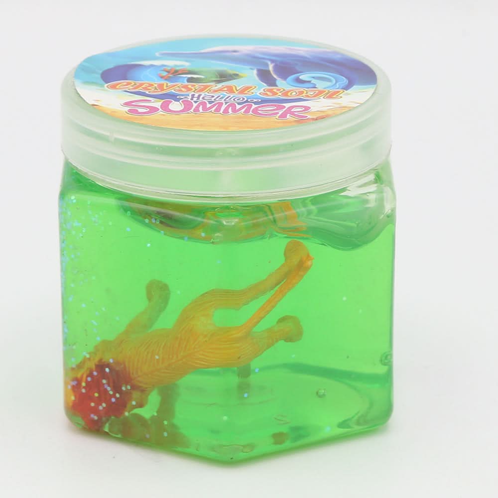 Hello Summer Crystal Slime-Green, Kids, Clay And Slime, Chase Value, Chase Value