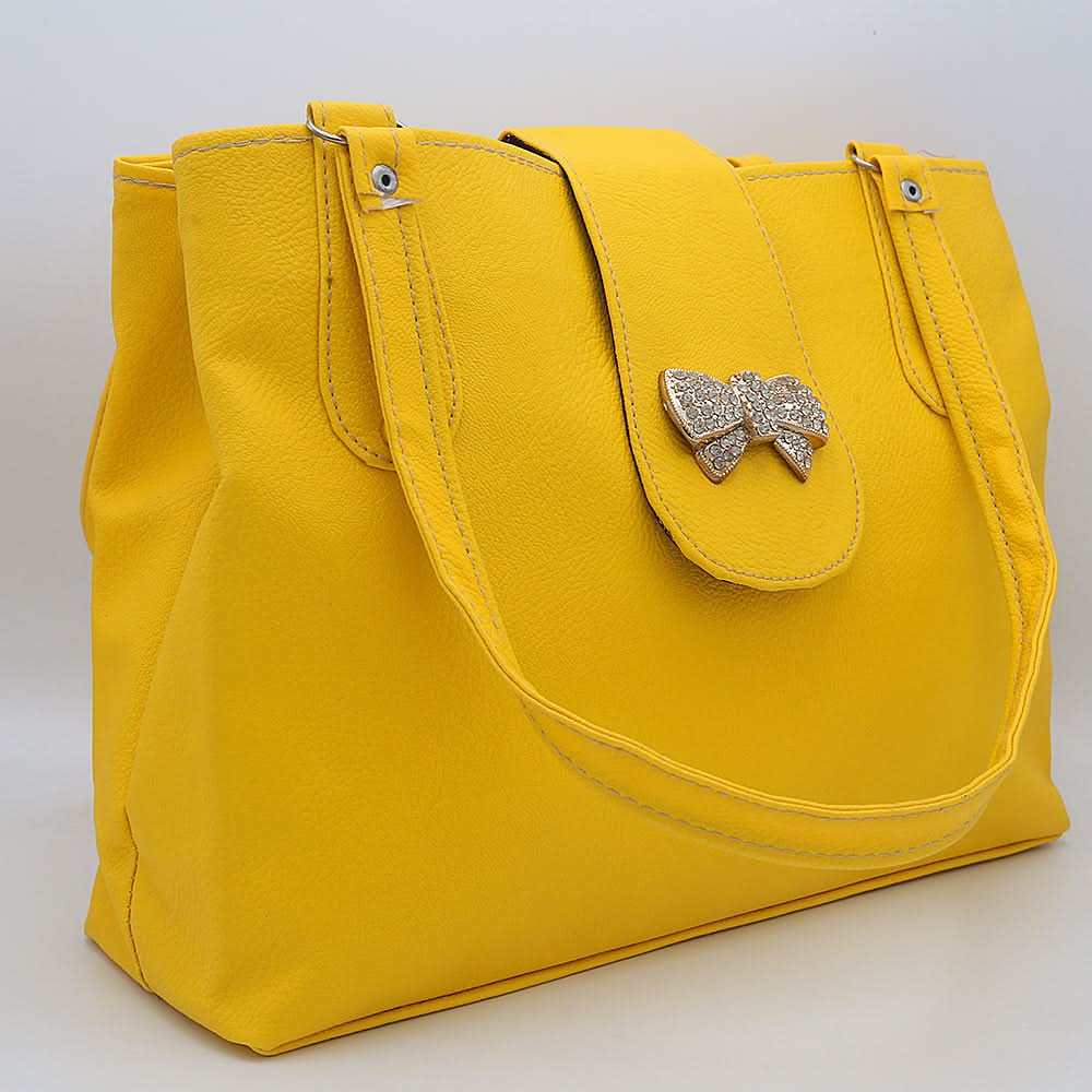 Women's Shoulder Bag 6569 - Yellow, Women, Bags, Chase Value, Chase Value