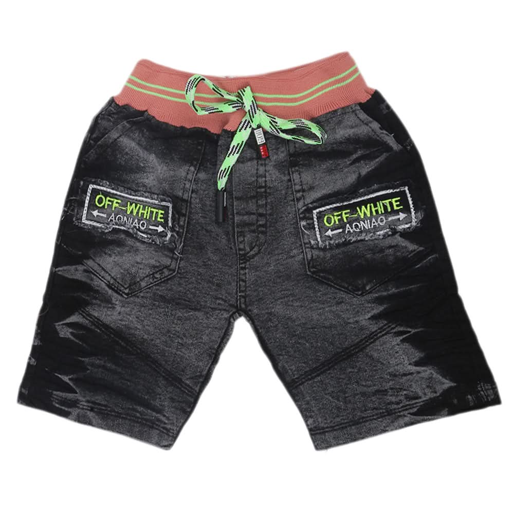 Boys Denim Short - Peach, Kids, Boys Shorts, Chase Value, Chase Value