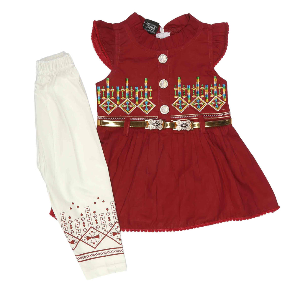 Girls Suits- Maroon, Kids, Girls Sets And Suits, Chase Value, Chase Value
