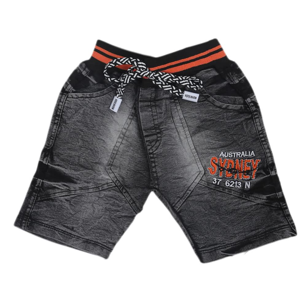 Boys Denim Short - Orange, Kids, Boys Shorts, Chase Value, Chase Value