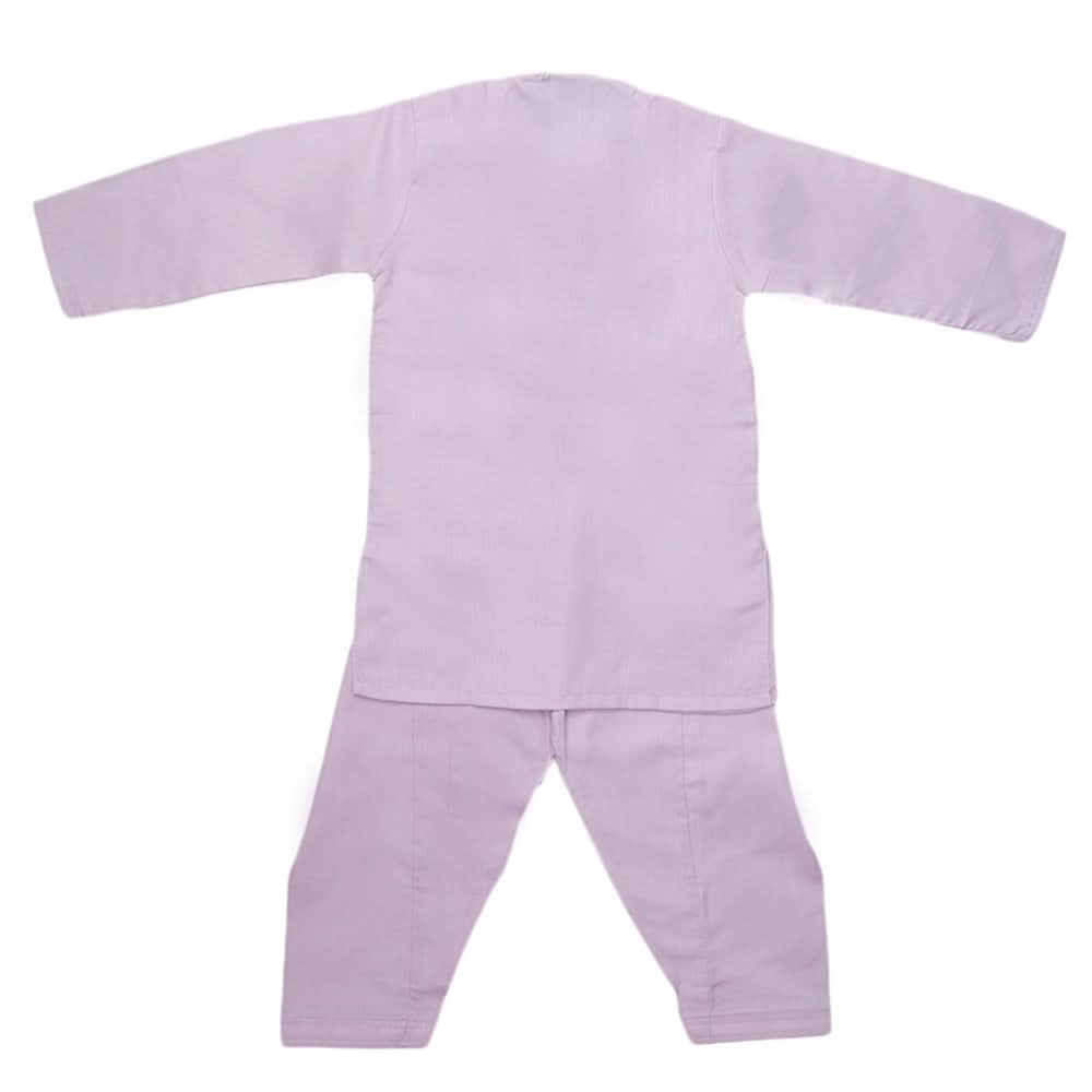 Boys Embroidered Kurta Shalwar Suit - Purple, Kids, Boys Shalwar Kameez, Chase Value, Chase Value