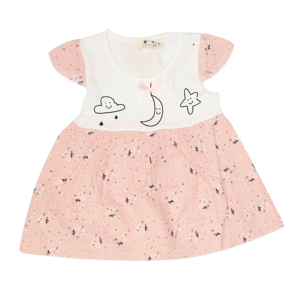 Newborn Baby Frock - Pink, Kids, NB Girls Frocks, Chase Value, Chase Value