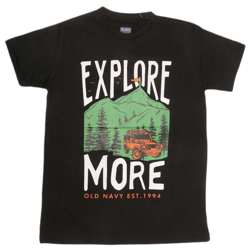 Boys Print T-Shirt - Black, Kids, Boys T-Shirts, Chase Value, Chase Value