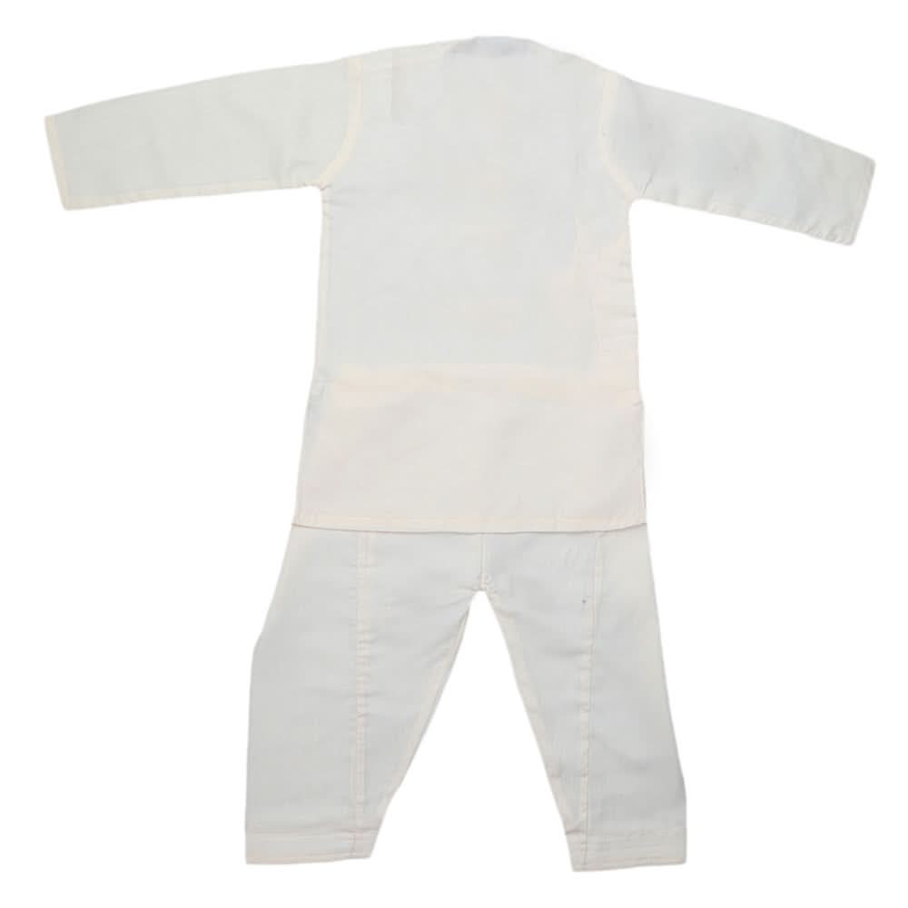 Boys Embroidered Kurta Shalwar Suit - Fawn, Kids, Boys Shalwar Kameez, Chase Value, Chase Value