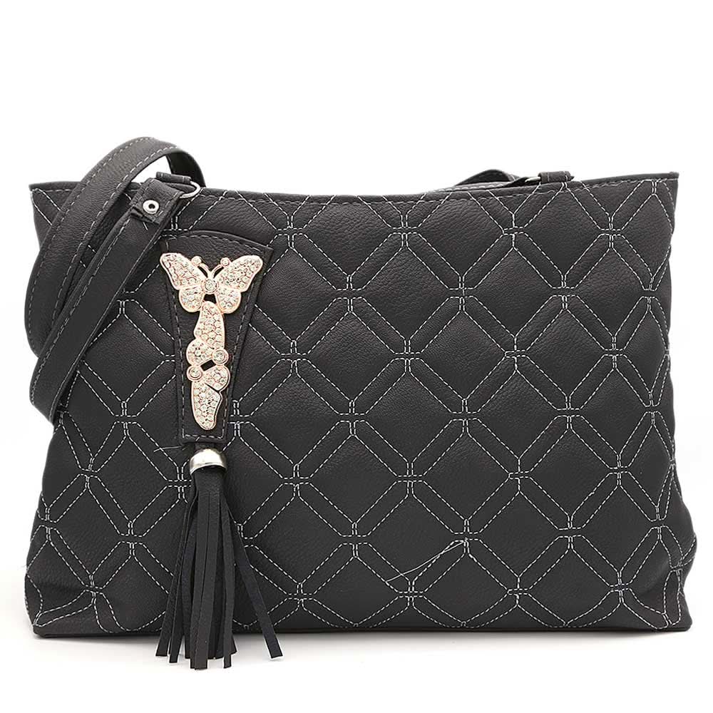 Women's Shoulder Bag ZH-48 - Black, Women, Bags, Chase Value, Chase Value