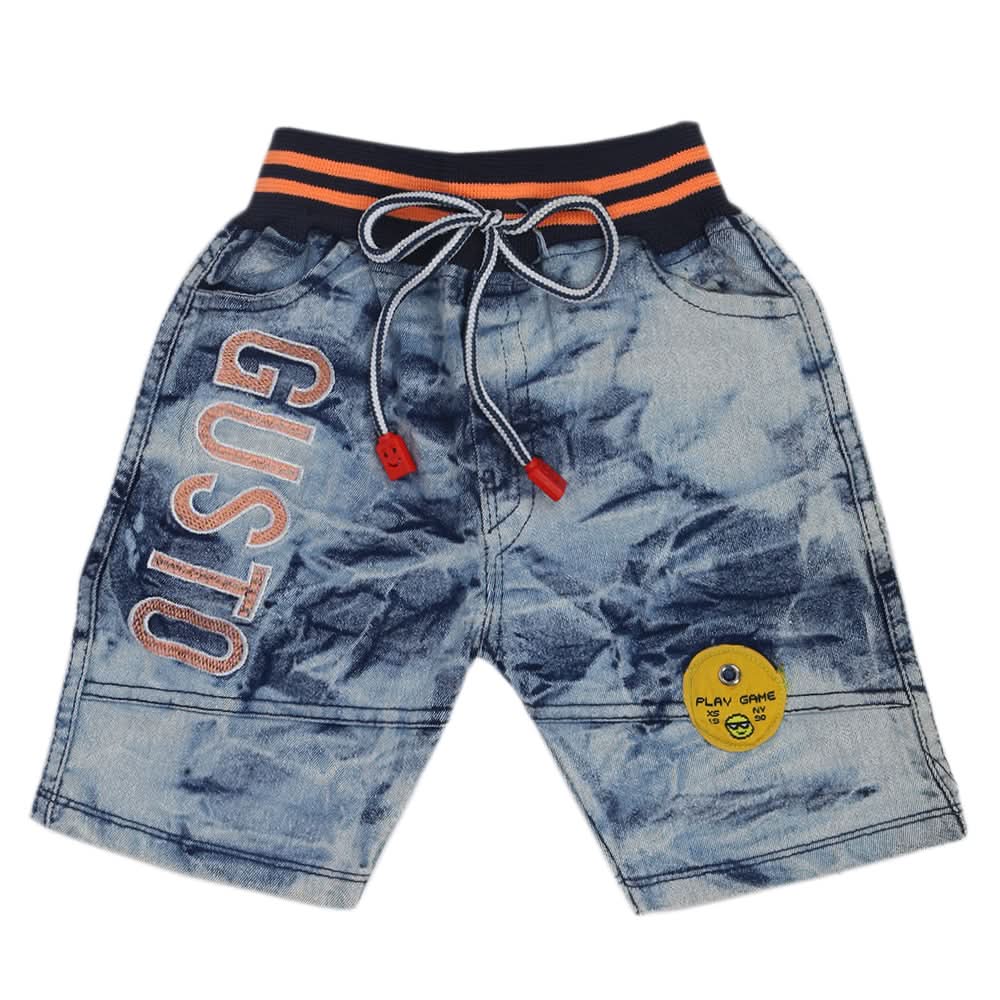 Boys Denim Short - Orange, Kids, Boys Shorts, Chase Value, Chase Value