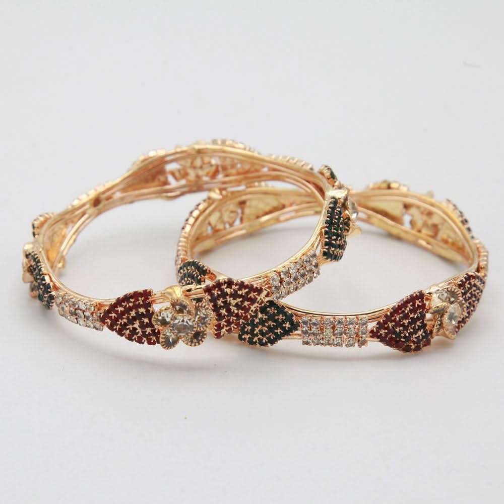 Women's Stone Bangles 2 Piece Set - Multi, Women, Bangles & Bracelets, Chase Value, Chase Value