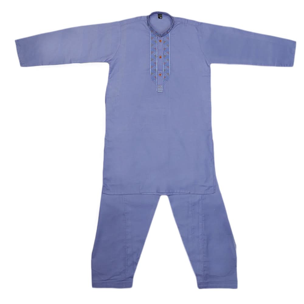 Boys Embroidered Kurta Shalwar Suit - Light Purple, Kids, Boys Shalwar Kameez, Chase Value, Chase Value