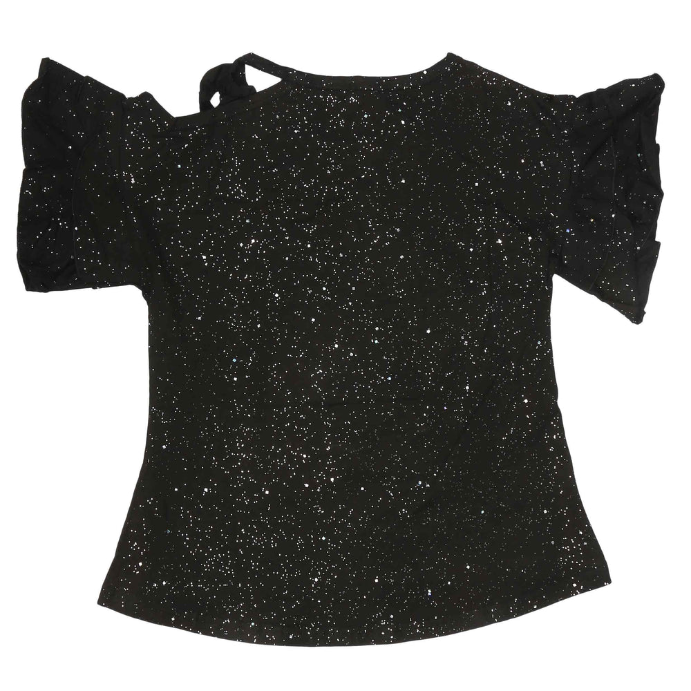 Girls Fancy T-Shirt - Black, Kids, Girls T-Shirts, Chase Value, Chase Value